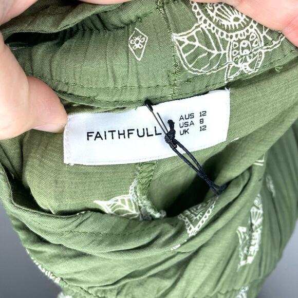 NWT New Faithfull The Brand Lima Halter Neck Wide Leg Jumpsuit Size 8 - Picture 4 of 7